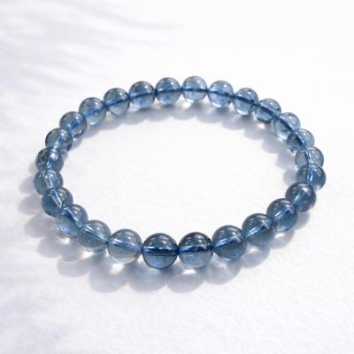 極上モスアクアマリ｜6mm ブレスレット
